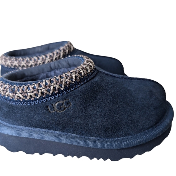 Kids' Tasman II Embroidered Water Resistant Navy Slipper...Size 7T - Picture 3 of 8